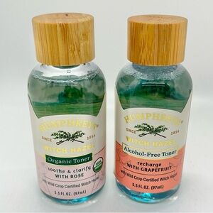 HUMPHREYS WITCH HAZEL ORGANIC TONER Soothe & clarify WITH ROSE 3.3 fl oz